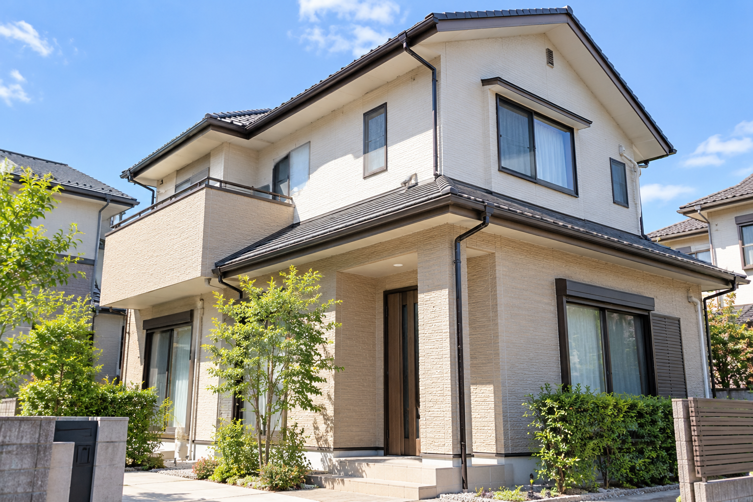 外壁塗装の費用相場を考える際の戸建て住宅のイメージ画像